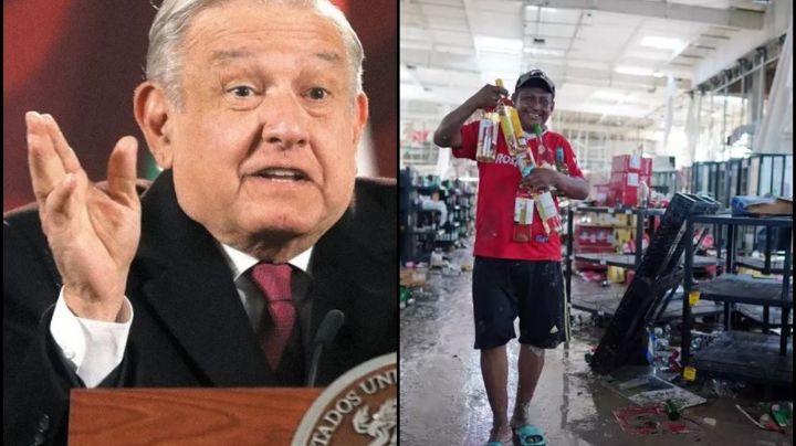 AMLO justifica rapiña en Acapulco por "emergencia"; policía denuncia robo de juguetes y cerveza