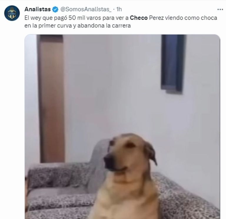 Sergio Pérez Abandona el GP de México y los Memes Inundan las Redes