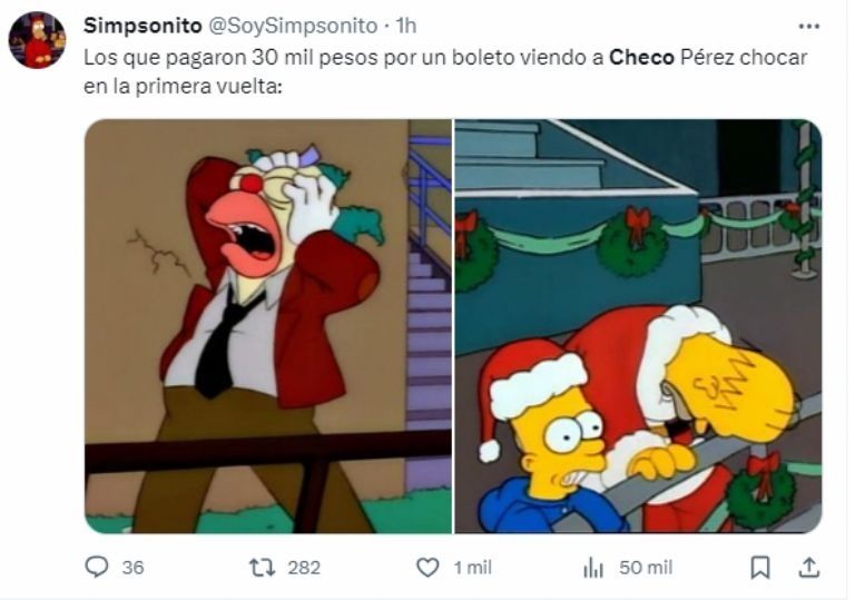Sergio Pérez Abandona el GP de México y los Memes Inundan las Redes