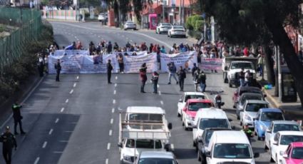 Caos en calzada de Tlalpan: Tras horas de bloqueos buscan retirar manifestaciones