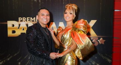 Edwin Luna y Kimberly Flores interrumpen a famoso en su paso por los Premios Bandamax