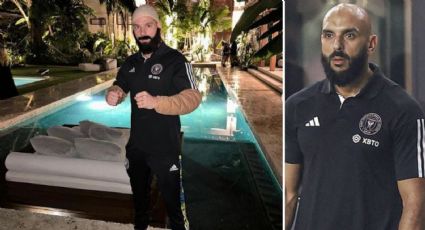 Jugador del Inter Miami se disfraza del guardaespaldas de Messi para Halloween y se viraliza