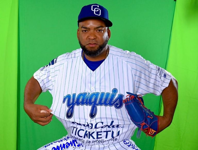 Odrisamer Despaigne en su primera temporada con Yaquis