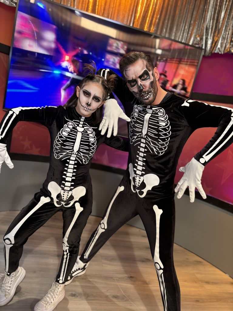 Nashla y Roberto Carlo en Las Estrellas Bailan en Hoy