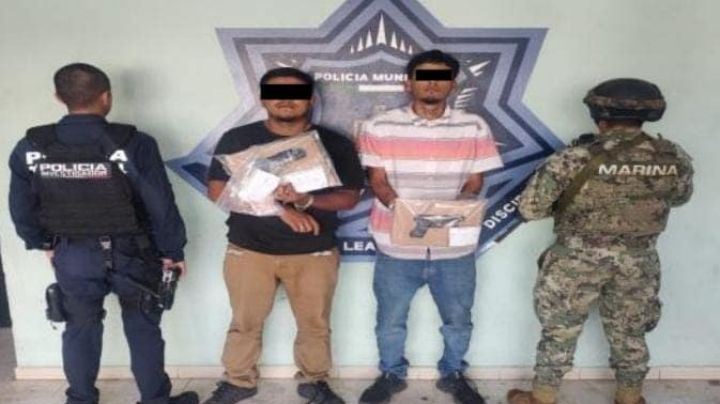 Golpe al crimen en Ciudad Obregón: Caen dos presuntos ladrones; atracaban con pistola