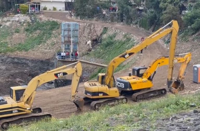 Derrumbe de la Presa El Sordo en Naucalpan