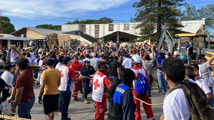 Sube a 12 personas fallecidas por derrumbe de inglesa en Tamaulipas; hay seis heridas