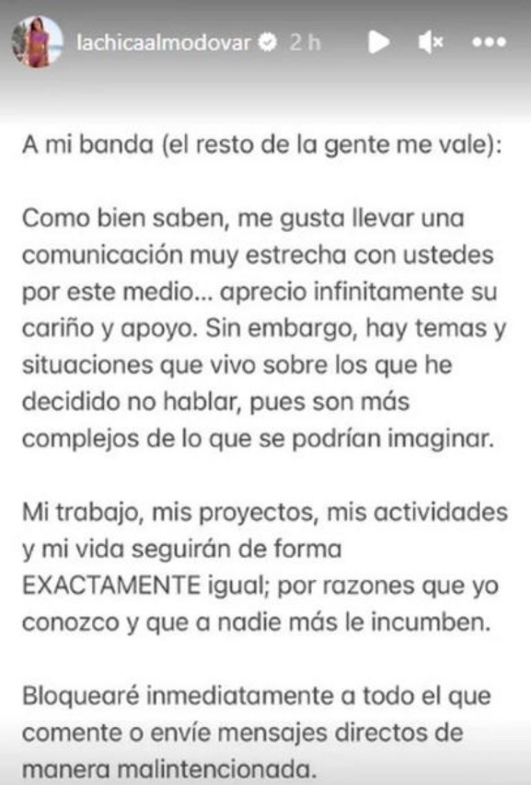 Pamela Cortés habla tras el arresto de Andrés Roemer