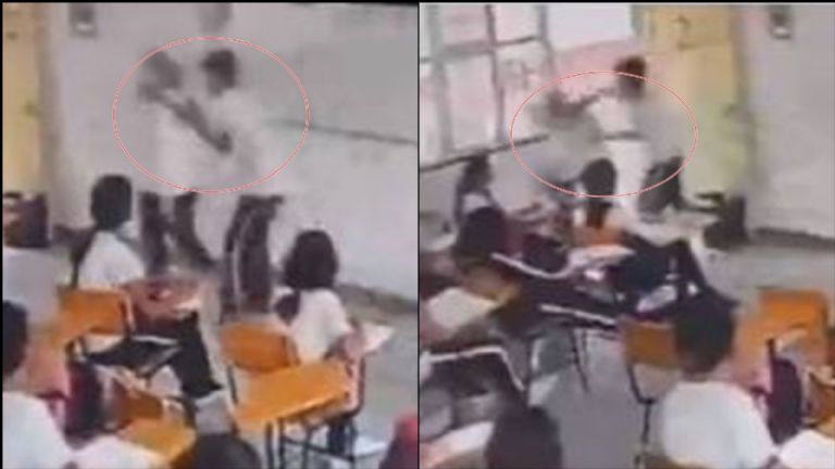 Alberto E. apuñaló a su maestra frente a sus compañeros