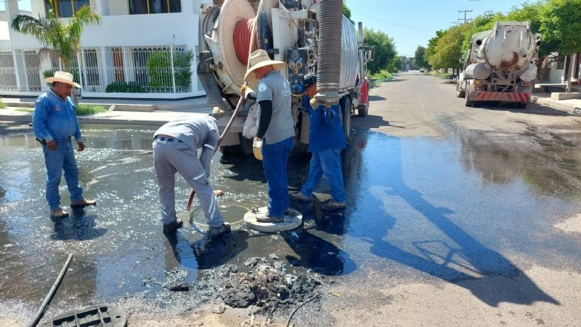 Crisis en Sonora: Hasta ocho colapsos de drenaje se registran día a día en Navojoa