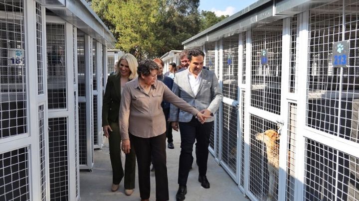 Delfina Gómez inaugura 'HuixquiCan', centro de atención a perritos abandonados en Edomex