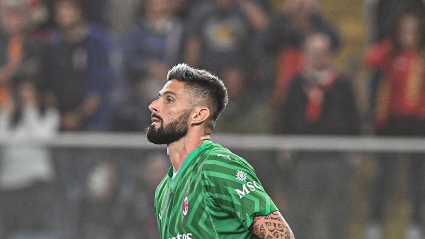 VIDEO: Olivier Giroud se pone de portero, hace una atajada y el Milan le ganan al Genoa