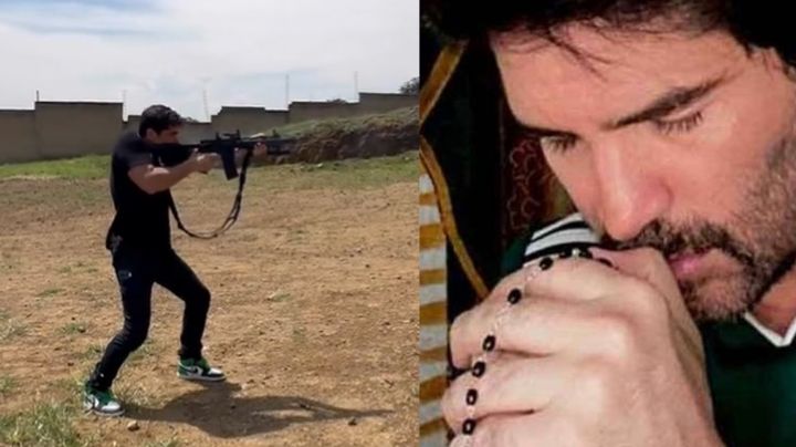 "Nefasto y dañado": Tunden a Eduardo Verástegui por amenazar con rifle en mano en VIDEO