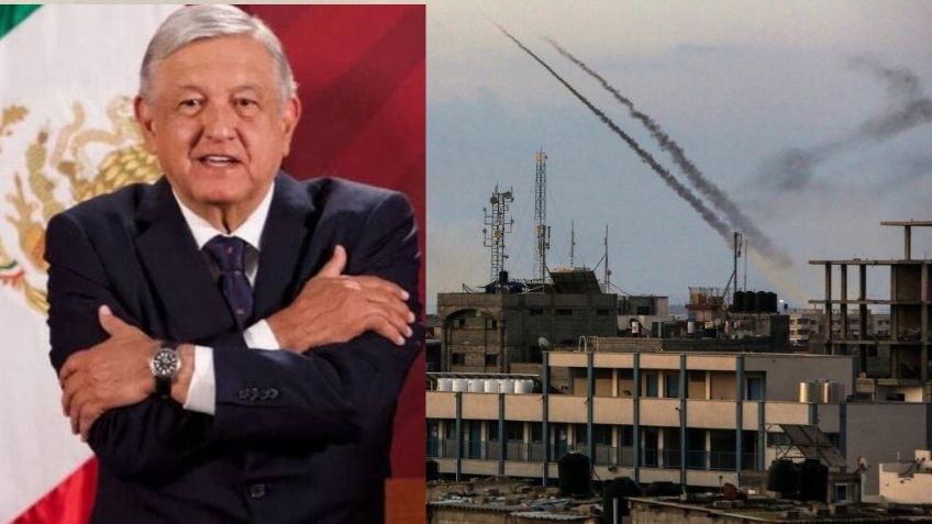 "No queremos la guerra": AMLO se pronuncia sobre conflicto entre Israel y Palestina