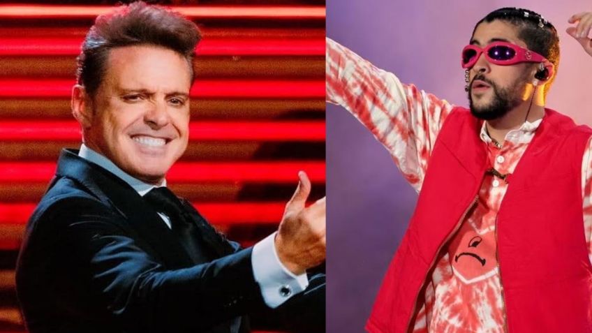 Bad Bunny, captado en concierto de Luis Miguel con Kendall Jenner; canta 'La Incondicional'