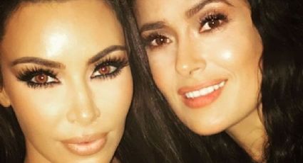 Kim Kardashian rinde homenaje a Salma Hayek con atrevido disfraz de Halloween