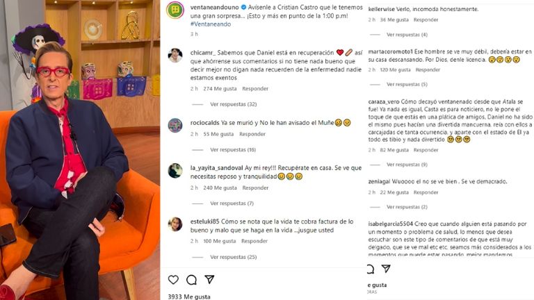 Impacta apariencia de Daniel Bisogno tras problemas de salud