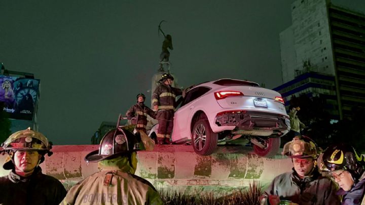 VIDEO: Así quedó la Diana Cazadora después del impacto de una camioneta tipo Audi