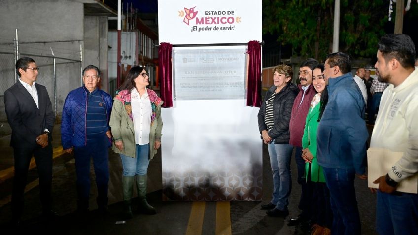 Regresa a su tierra: Delfina Gómez inaugura nueva vialidad en el municipio de Texcoco