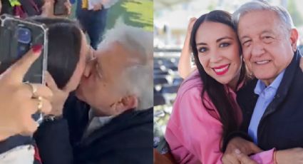 VIDEO: AMLO da intenso beso a diputada joven de Baja California y desata polémica