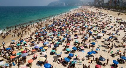 Temperaturas récord en Brasil ahogan a la gente; alcanzan sensación térmica de 58 grados