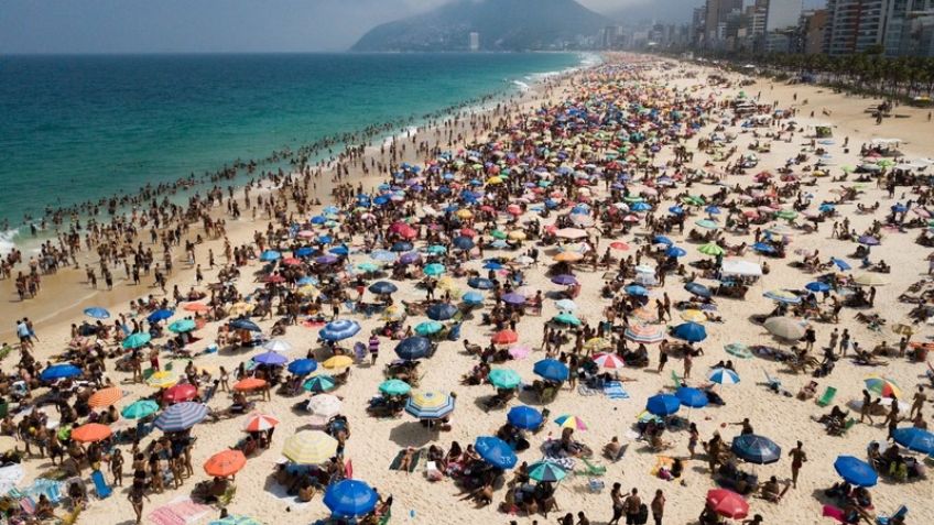 Temperaturas récord en Brasil ahogan a la gente; alcanzan sensación térmica de 58 grados