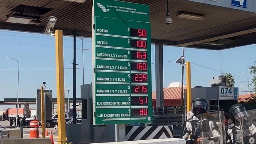 En megapuente Capufe sube costo de casetas de peaje; ya cambiaron costos en Cajeme