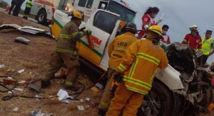 Accidente carretero en Vícam deja hombre de 39 años con fuertes lesiones