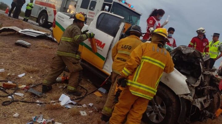 Accidente carretero en Vícam deja hombre de 39 años con fuertes lesiones