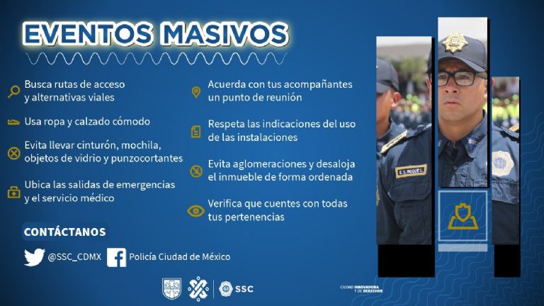 Operativo en el Corona Capital