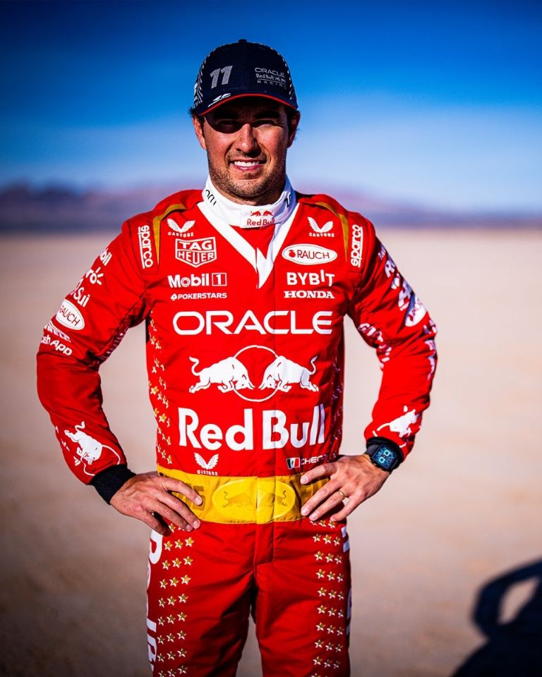 FOTOS: 'Checo' Pérez y Verstappen usarán trajes en honor a Elvis Presley en Las Vegas