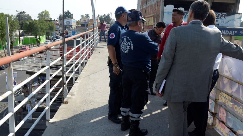 Terrible accidente: Hombre pierde la vida al caer de puente vehicular en Cuautitlán