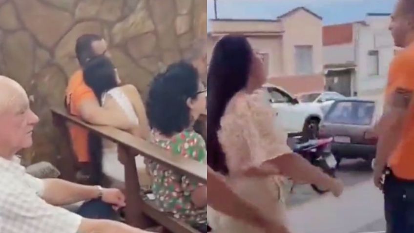 Mujer causa un escándalo en iglesia al descubrir la infidelidad de su esposo en plena misa
