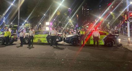 Blindan Paseo de la Reforma por 'Rodadas del Terror'. Despliegan a cientos de policías