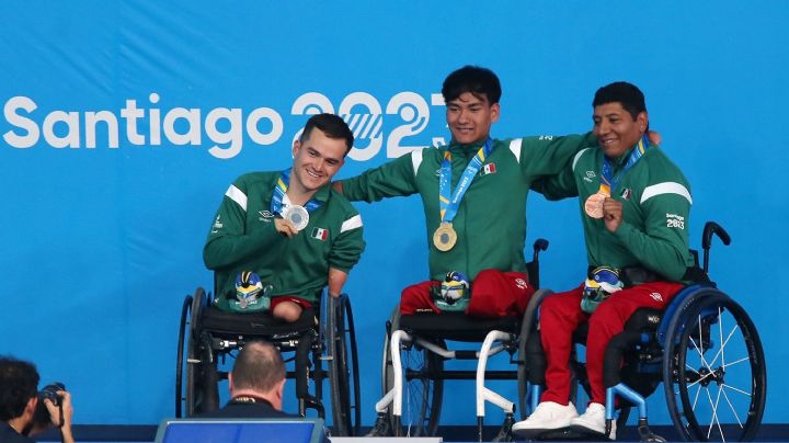 México hace el 1-2-3 en paranatación en los Juegos Parapanamericanos de Santiago 2023