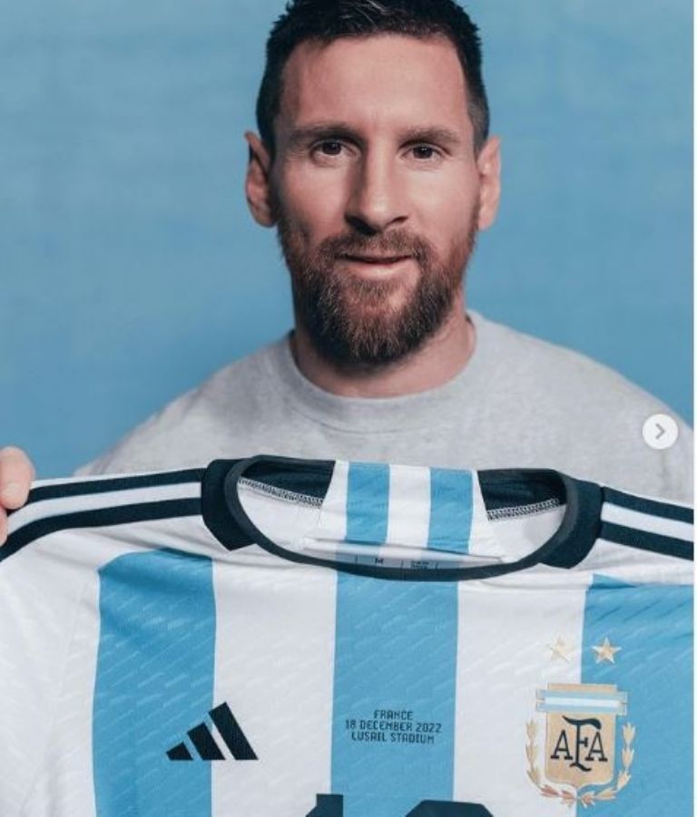 Subastarán camisetas que Lionel Messi usó en Qatar 2022 por una buena causa