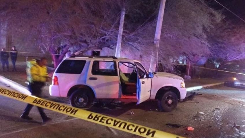 FOTOS: Un Bombero muerto y 2 heridos, el saldo de un fatídico accidente al Norte de Sonora