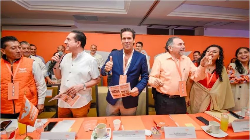 Roberto Palazuelos busca un lugar en el Senado de la República como candidato de MC