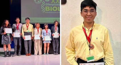 Sonorense Juan Pablo Armenta gana medalla de bronce en Olimpiada Nacional de Biología