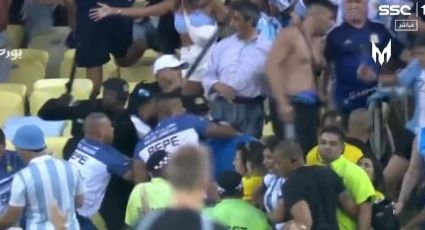 Violencia en las gradas opaca el Brasil vs Argentina; el juego se retrasó media hora