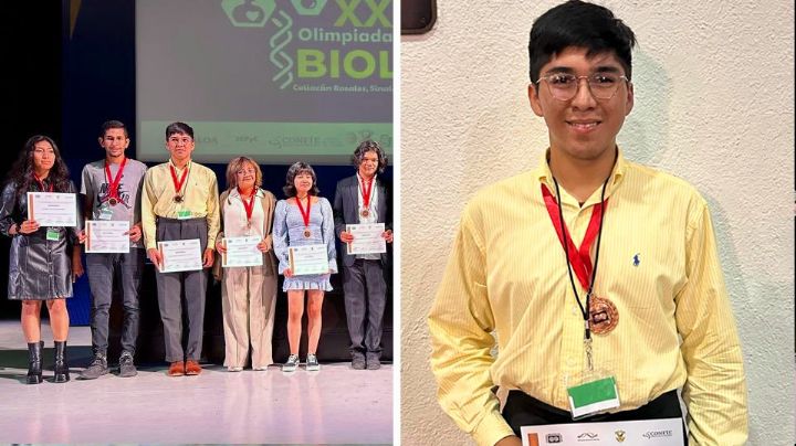 Sonorense Juan Pablo Armenta gana medalla de bronce en Olimpiada Nacional de Biología