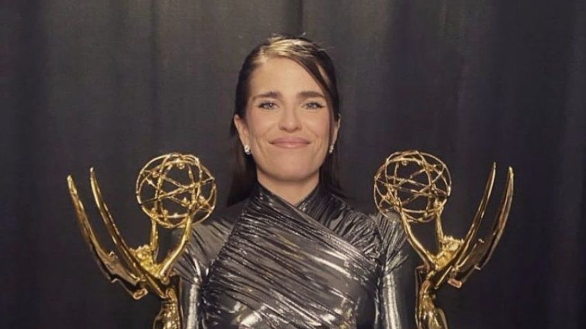 Karla Souza deslumbra en los premios Emmy llevándose galardón y revelando su 3er embarazo