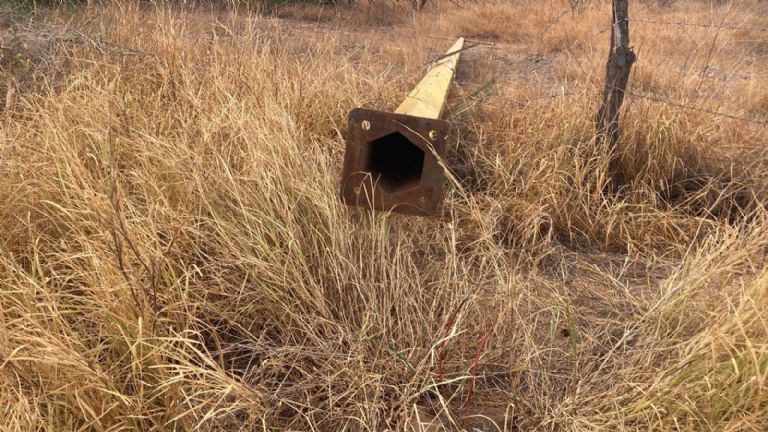 Problemas de alumbrado público en Cajeme, Sonora. Foto: Cortesía