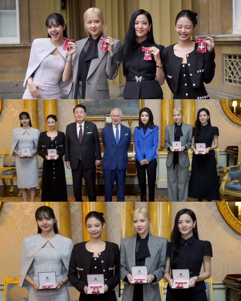 Blackpink en el Palacio de Buckingham