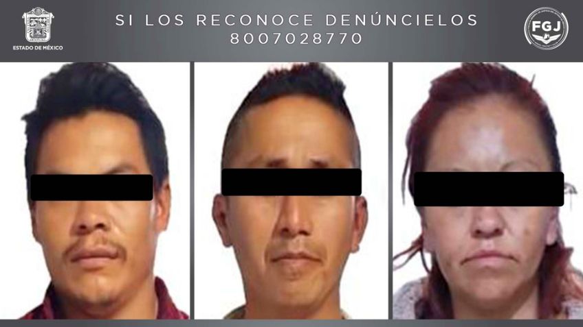 Arrestan a mujer y dos hombres por homicidio de sujeto hallado dentro de laguna en Edomex