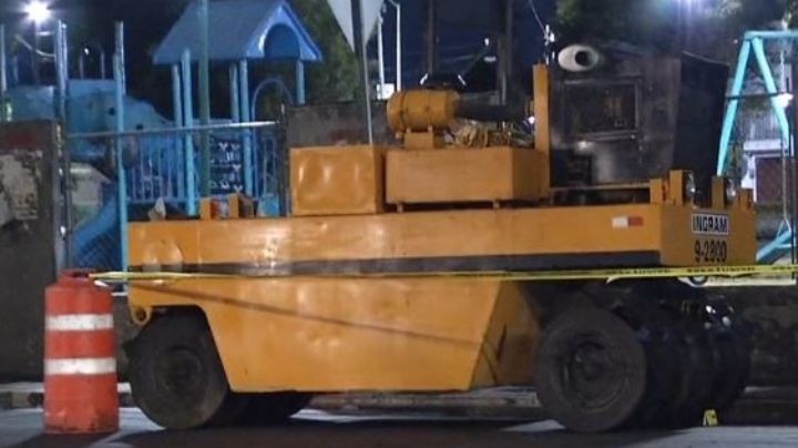Tragedia en Iztapalapa: Trabajador muere aplastado por máquina asfáltica en Eje 6 Sur