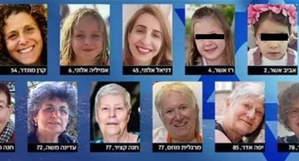 Inicia entrega de rehenes israelíes: Ellas son las 13 mujeres liberadas de entre 2 y 85 años
