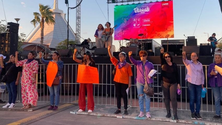 "Justicia por Alma Lourdes y Marisol Cuadras": Marchan en Ciudad Obregón contra la violencia