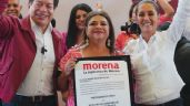 Clara Brugada recibe en Iztapalapa constancia como precandidata de Morena para la CDMX