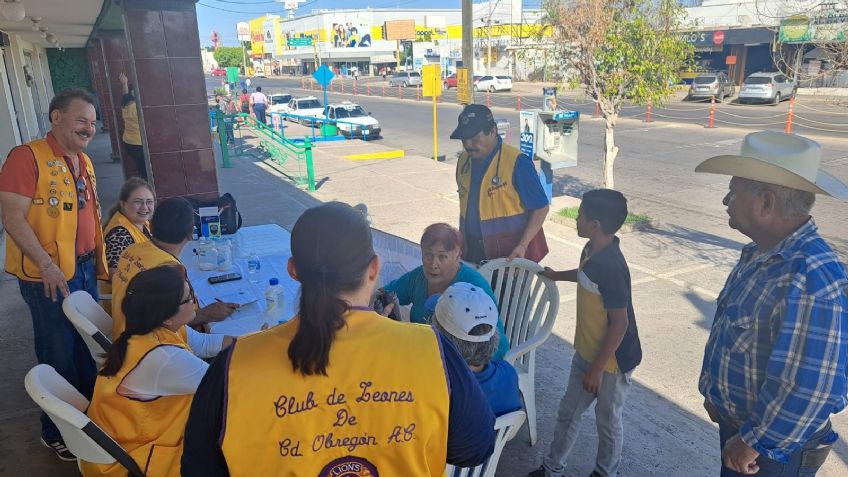 Club de Leones de Obregón invita a sumarse a colecta para beneficio de los más vulnerables